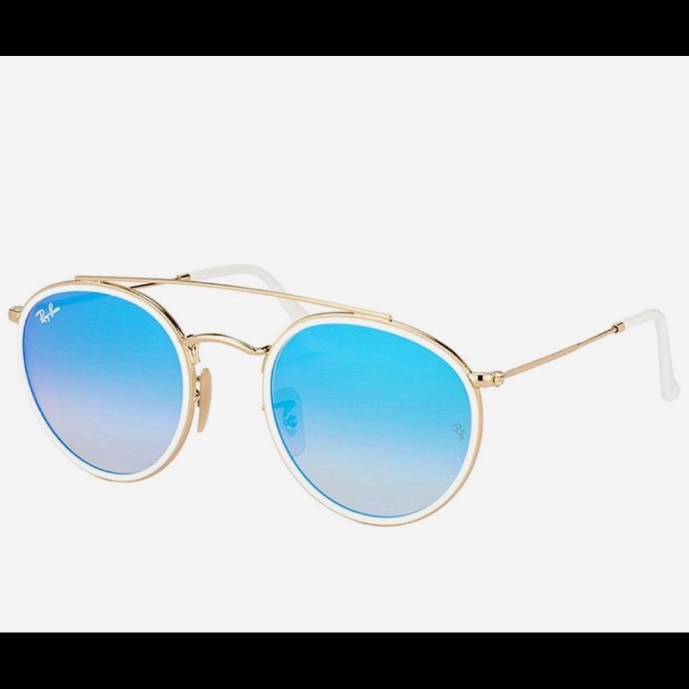 Round Double Bridge Raybans